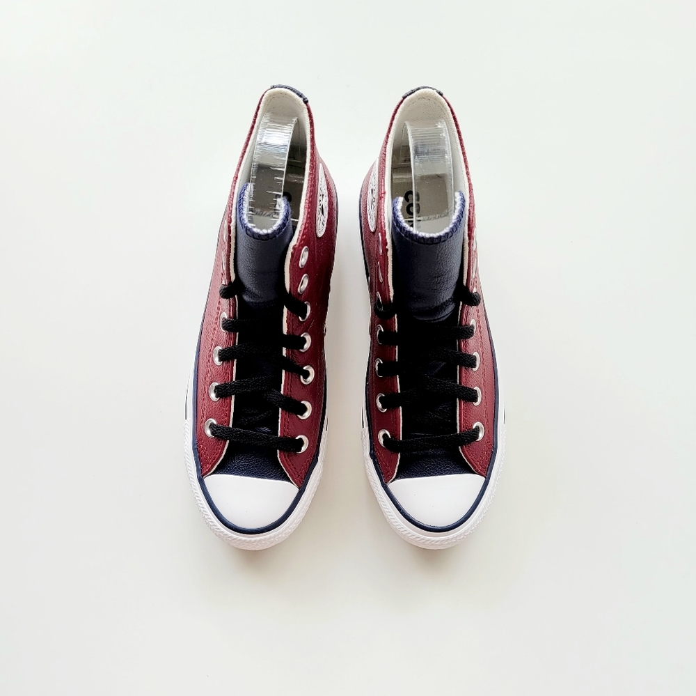 Converse Chuck Taylor All Star HI Team Red Obsidian White Men's 4 Women's 6 - Picture 3 of 6